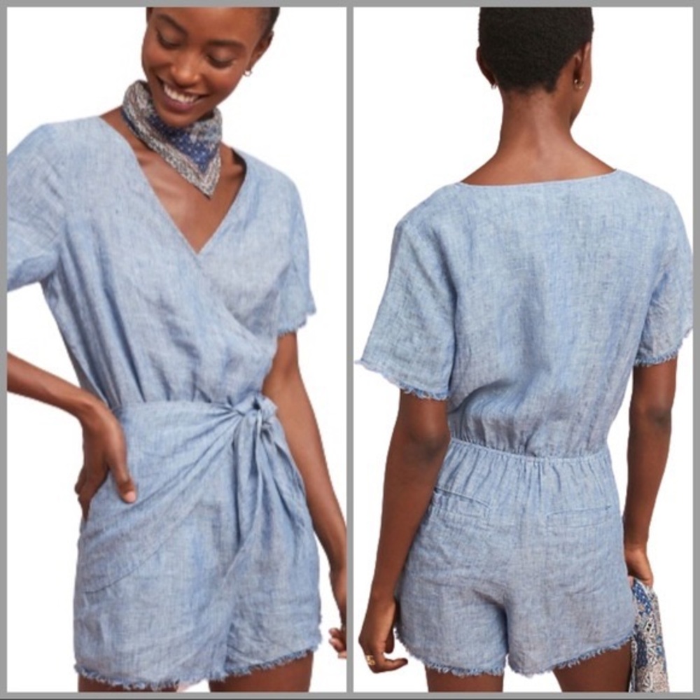 Anthropologie x Sanctuary Montana Tie Romper LP